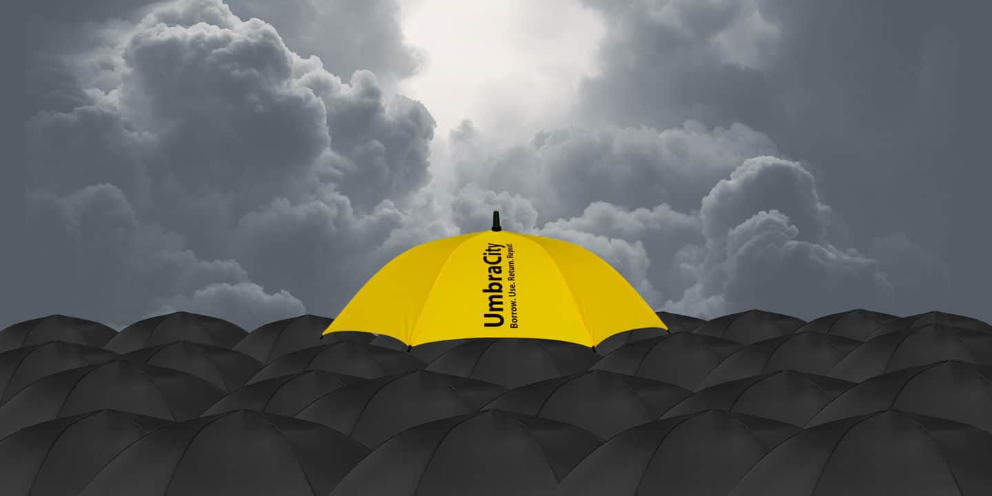 UmbraCity umbrella recycling and sustainability program